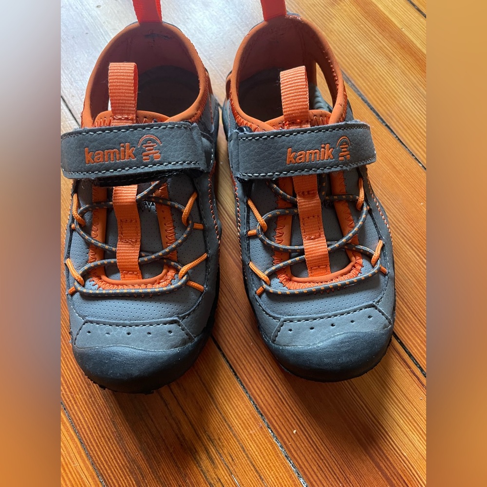 Kamik Kids' Gray and Orange Shoes